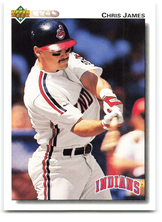 1992 Upper Deck #560 Chris James VG Cleveland Indians 