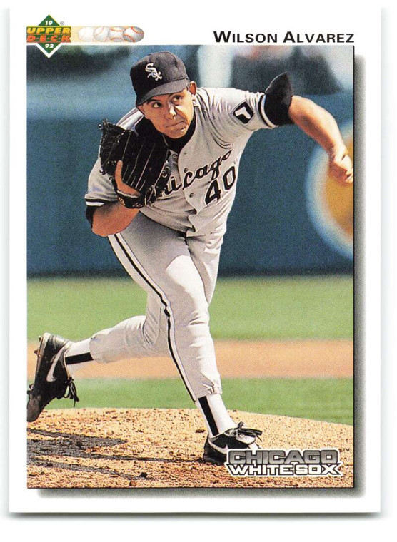 1992 Upper Deck #573 Wilson Alvarez VG Chicago White Sox 