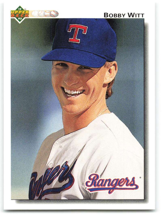 1992 Upper Deck #576 Bobby Witt VG Texas Rangers 