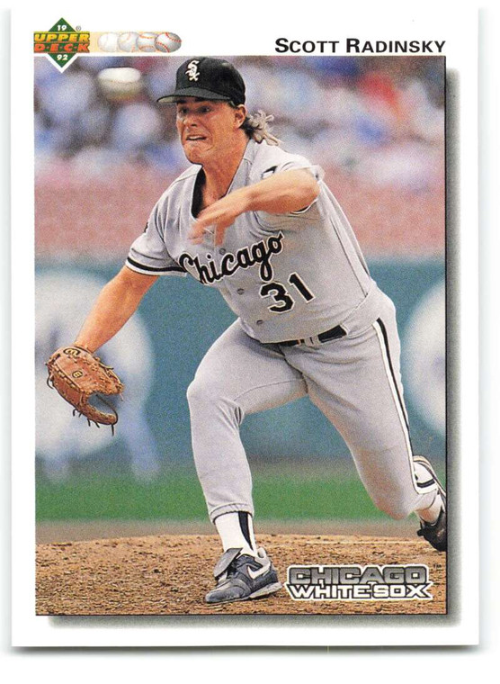 1992 Upper Deck #594 Scott Radinsky VG Chicago White Sox 