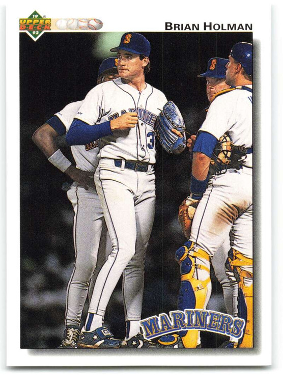 1992 Upper Deck #595 Brian Holman VG Seattle Mariners 