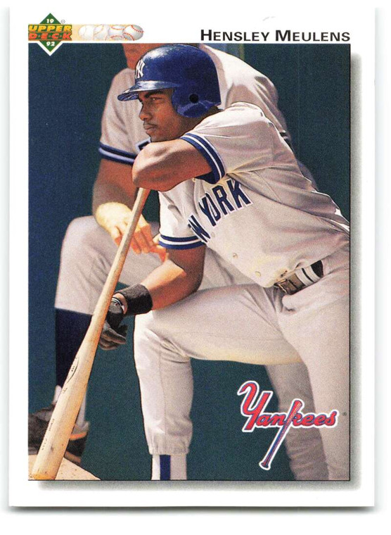 1992 Upper Deck #606 Hensley Meulens VG New York Yankees 