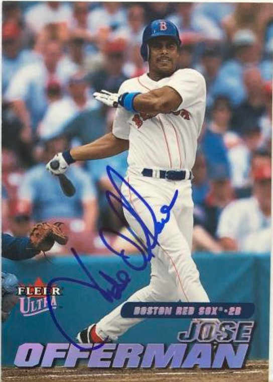 Jose Offerman Autographed 2001 Fleer Ultra #118