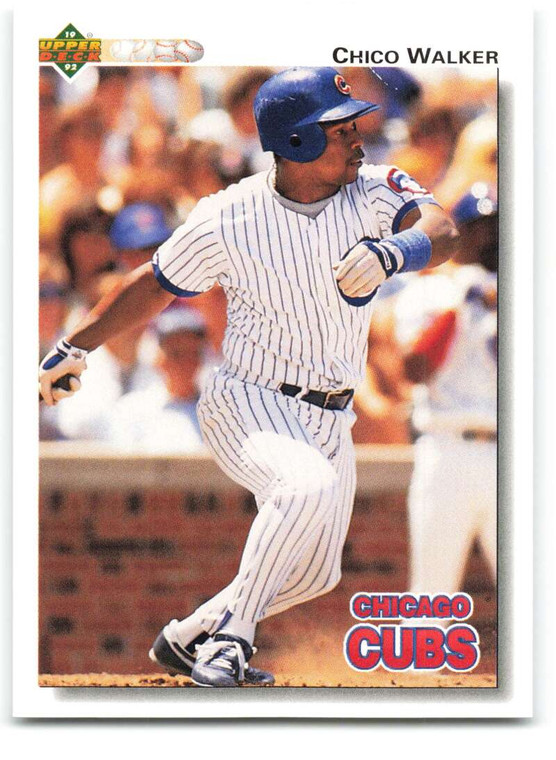 1992 Upper Deck #617 Chico Walker VG Chicago Cubs 