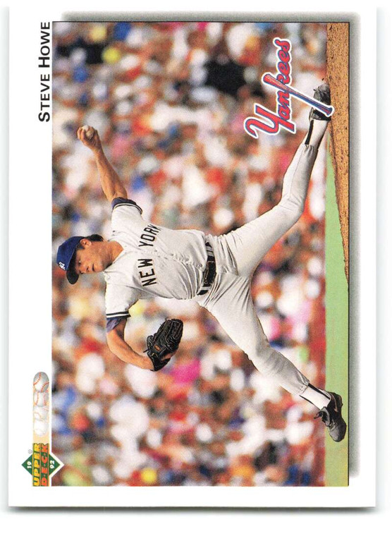 1992 Upper Deck #630 Steve Howe VG New York Yankees 