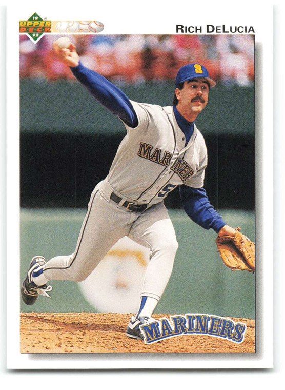 1992 Upper Deck #637 Rich DeLucia VG Seattle Mariners 