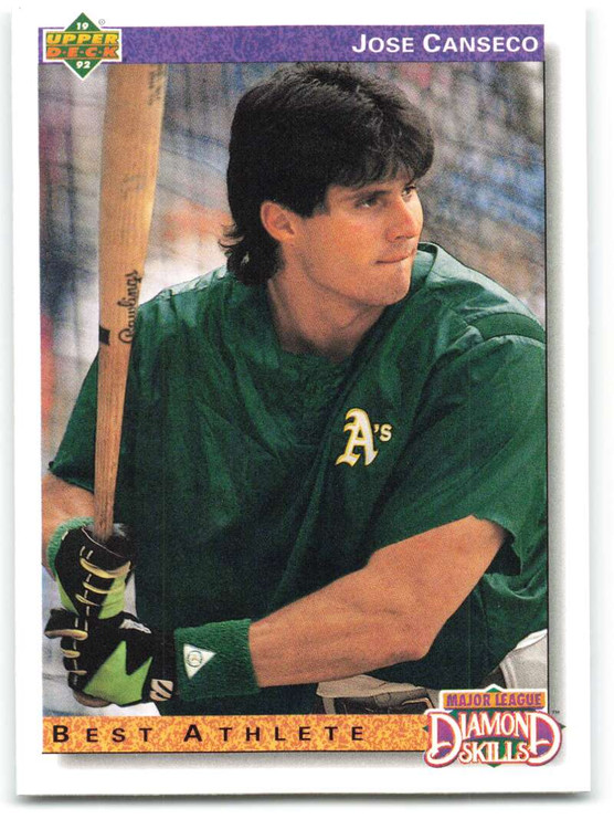 1992 Upper Deck #649 Jose Canseco DS VG Oakland Athletics 