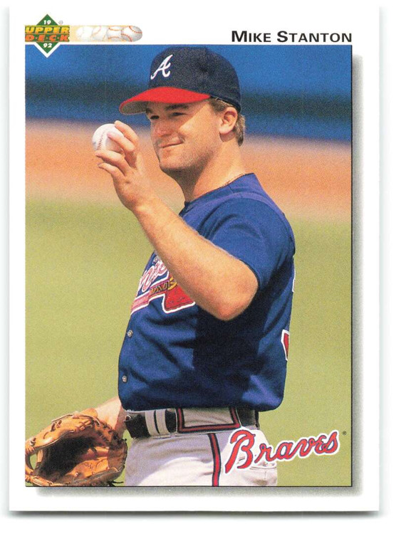 1992 Upper Deck #653 Mike Stanton VG Atlanta Braves 