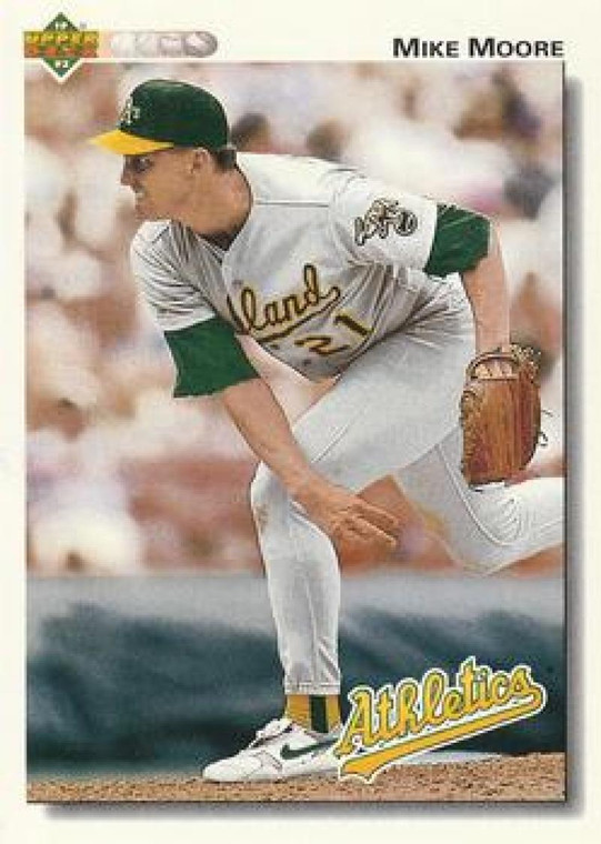 1992 Upper Deck #661 Mike Moore VG Oakland Athletics 