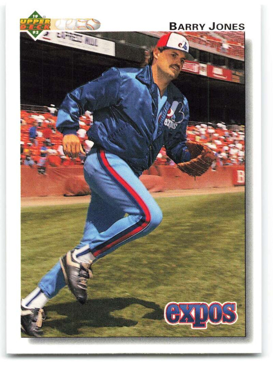 1992 Upper Deck #681 Barry Jones VG Montreal Expos 