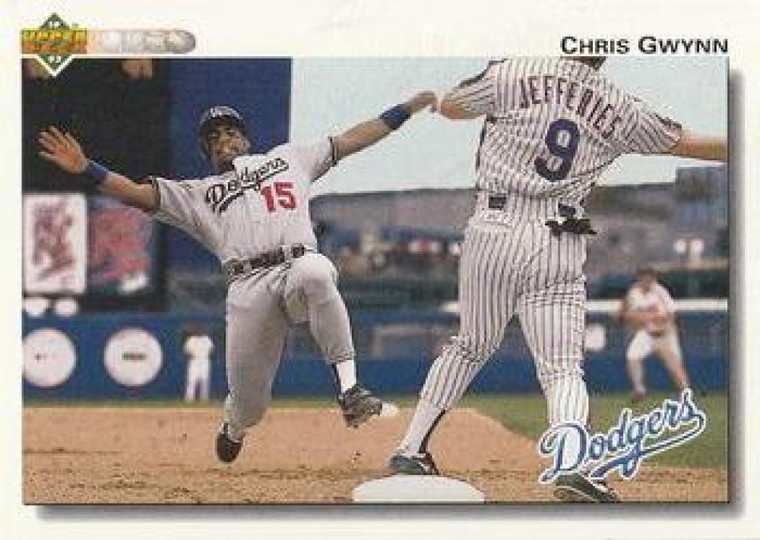 1992 Upper Deck #689 Chris Gwynn VG Los Angeles Dodgers 