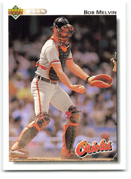 1992 Upper Deck #692 Bob Melvin VG Baltimore Orioles 