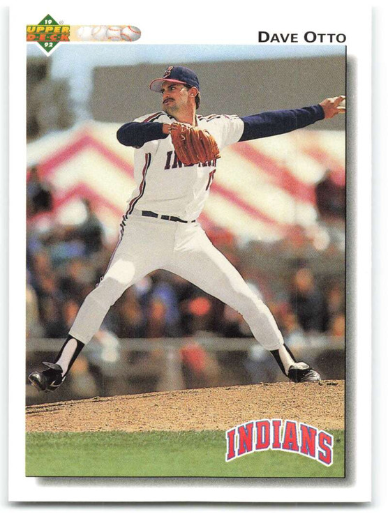 1992 Upper Deck #698 Dave Otto VG Cleveland Indians 