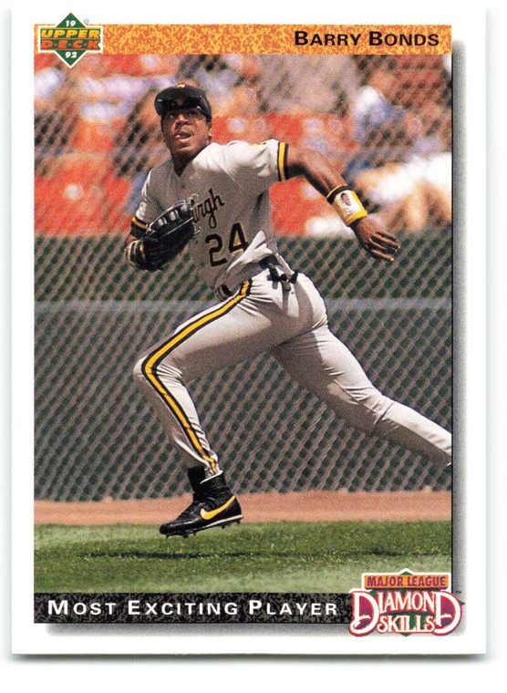 1992 Upper Deck #721 Barry Bonds DS VG Pittsburgh Pirates 