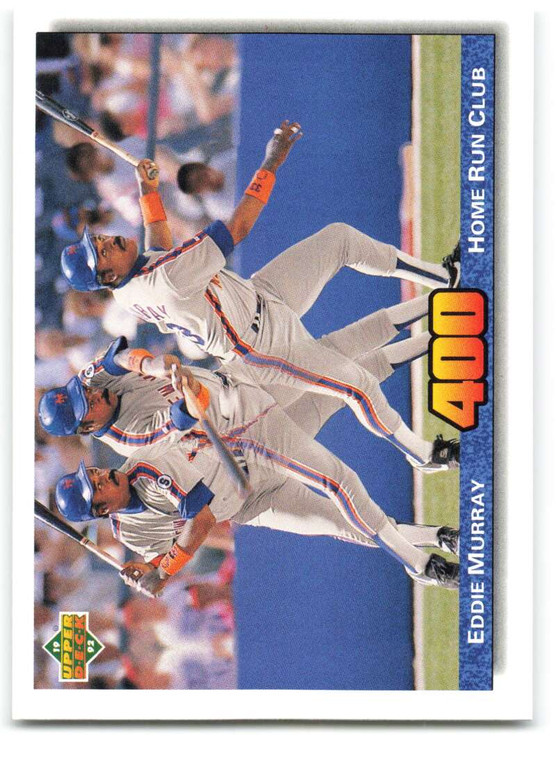 1992 Upper Deck #728 Eddie Murray 400 HR VG New York Mets 