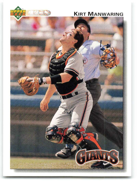 1992 Upper Deck #740 Kirt Manwaring VG San Francisco Giants 