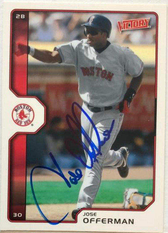 Jose Offerman Autographed 2002 Victory #145