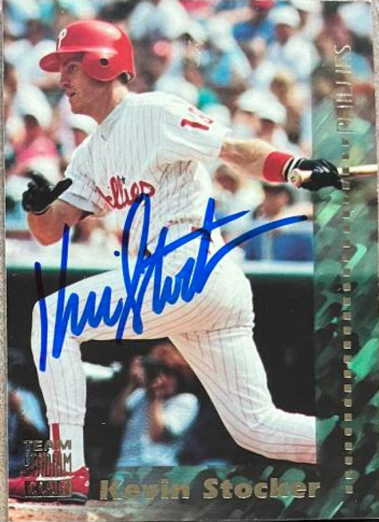 Kevin Stocker Autographed 1994 Stadium Club Philadelphia Phillies #240