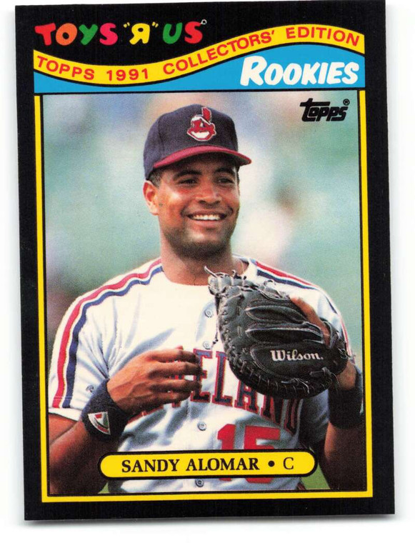 1991 Topps Toys R Us Rookies #1 Sandy Alomar Jr. NM_MT Cleveland Indians 