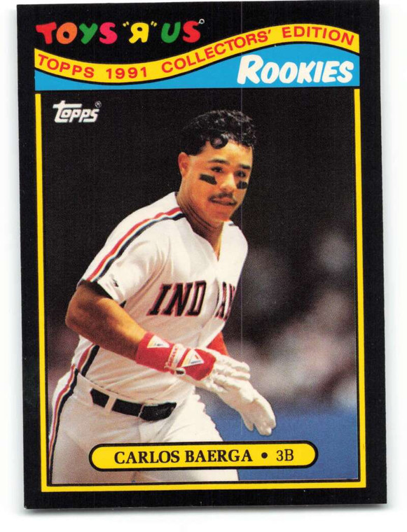 1991 Topps Toys R Us Rookies #4 Carlos Baerga NM_MT Cleveland Indians 