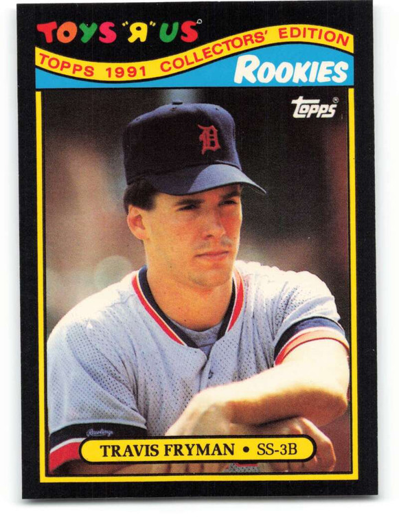 1991 Topps Toys R Us Rookies #8 Travis Fryman NM_MT Detroit Tigers 