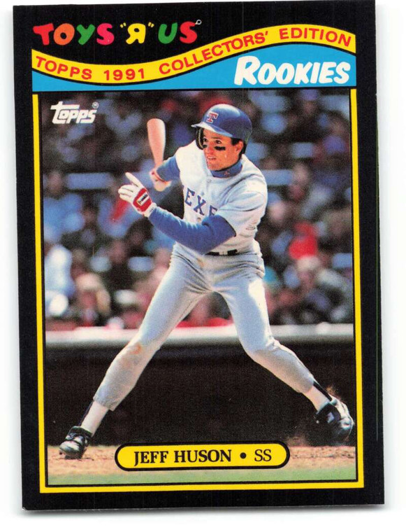 1991 Topps Toys R Us Rookies #12 Jeff Huson NM_MT Texas Rangers 