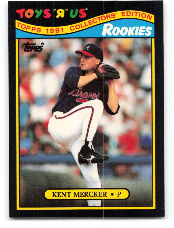 1991 Topps Toys R Us Rookies #19 Kent Mercker NM_MT Atlanta Braves 