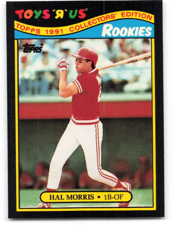 1991 Topps Toys R Us Rookies #20 Hal Morris NM_MT Cincinnati Reds 