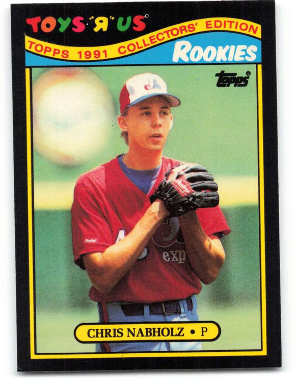 1991 Topps Toys R Us Rookies #21 Chris Nabholz NM_MT Montreal Expos 