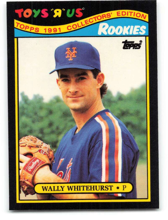 1991 Topps Toys R Us Rookies #32 Wally Whitehurst NM_MT New York Mets 