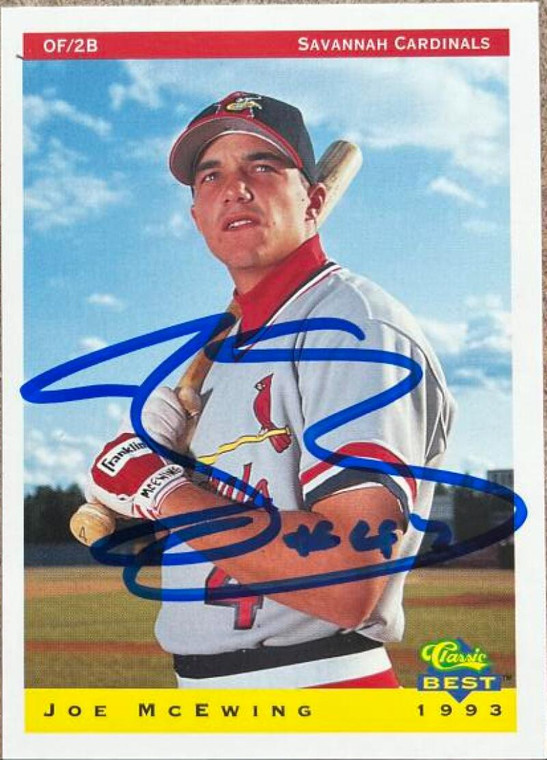 Joe McEwing Autographed 1993 Classic Best Savannah Cardinals #18