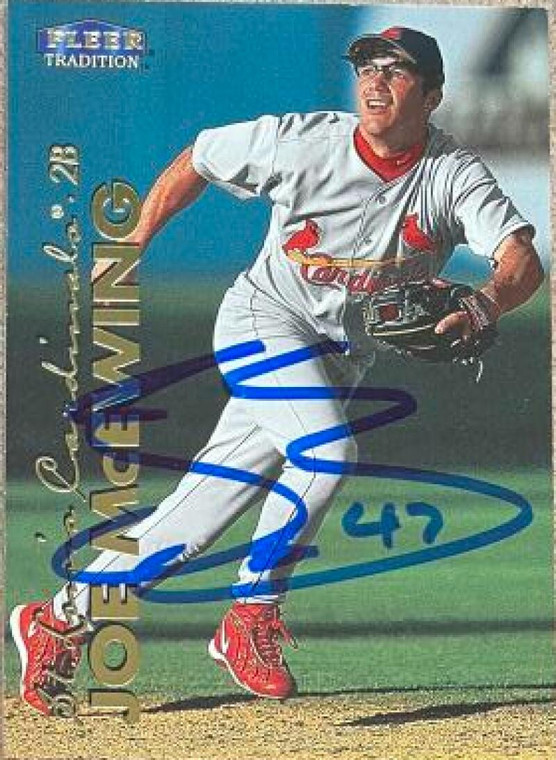 Joe McEwing Autographed 1999 Fleer Tradition Update #U-24 RC 