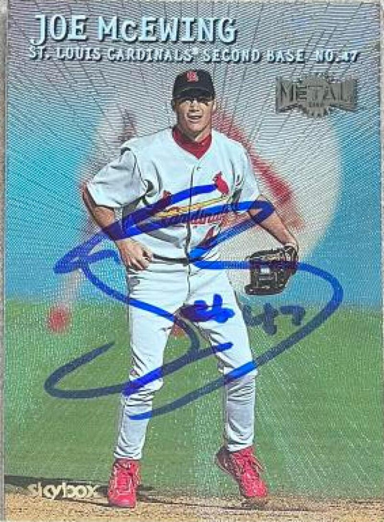 Joe McEwing Autographed 2000 Metal #182