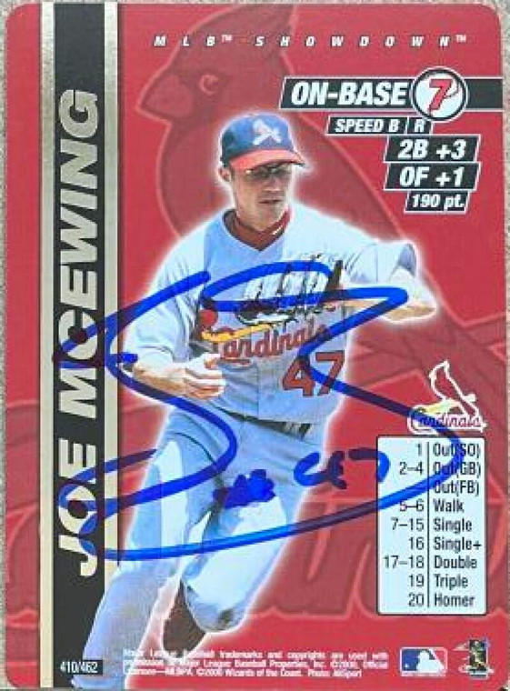 Joe McEwing Autographed 2000 MLB Showdown Unlimited #410