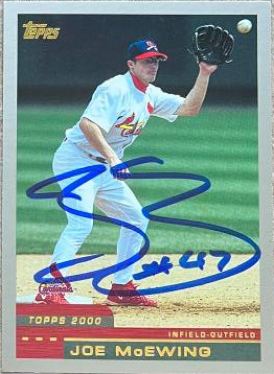 Joe McEwing Autographed 2000 Topps #192