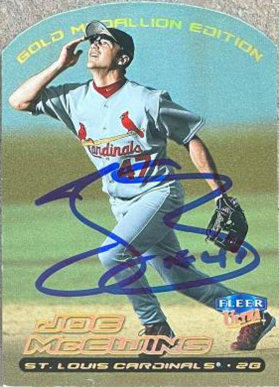 Joe McEwing Autographed 2000 Fleer Ultra Gold Medallion #5G