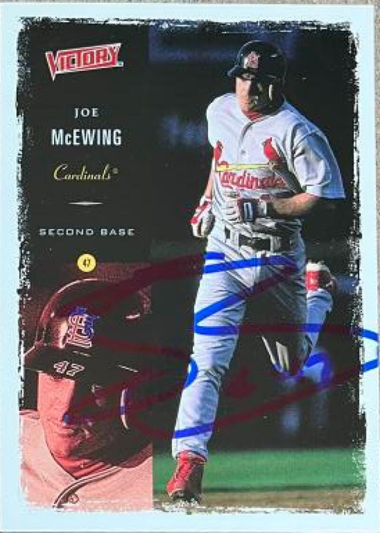 Joe McEwing Autographed 2000 Upper Deck Victory #79