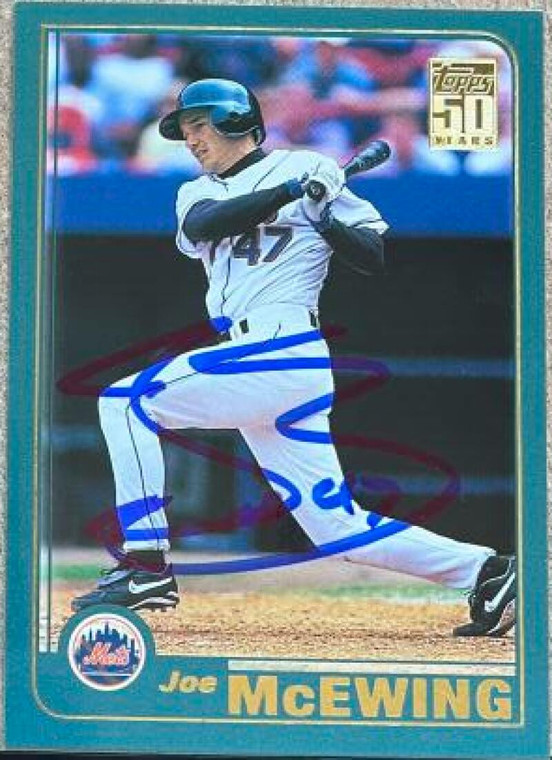 Joe McEwing Autographed 2001 Topps #281