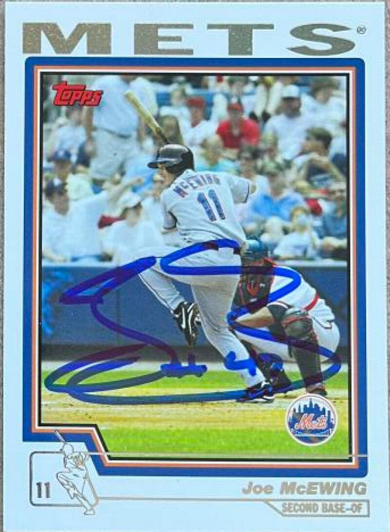 Joe McEwing Autographed 2004 Topps #133