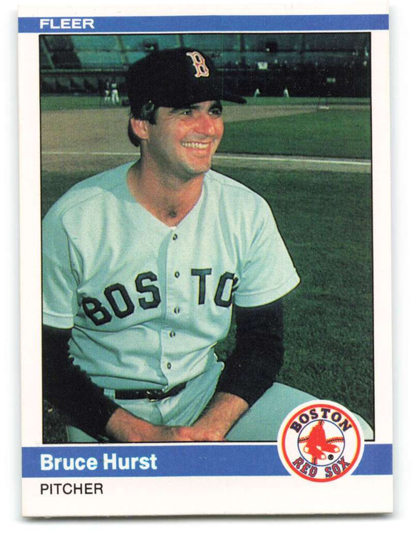 1984 Fleer #400 Bruce Hurst VG Boston Red Sox 