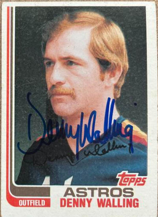 Denny Walling Autographed 1982 Topps #147
