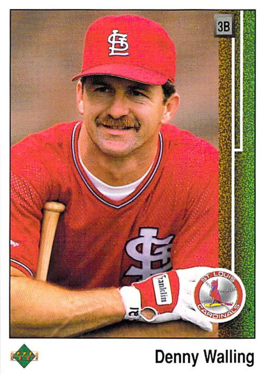 1989 Upper Deck #327 Denny Walling VG St. Louis Cardinals 