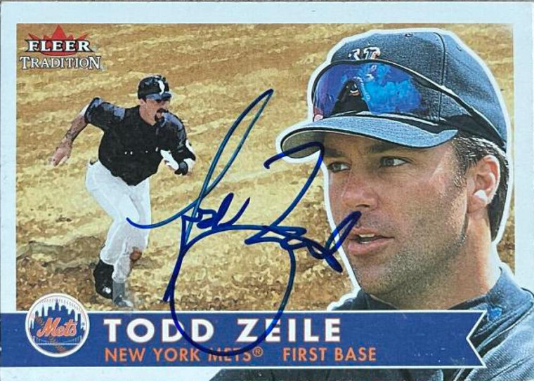 Todd Zeile Autographed 2001 Fleer Tradition #47