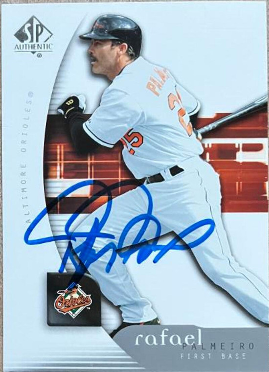 Rafael Palmeiro Autographed 2005 SP Collection - 2005 SP Authentic #77 