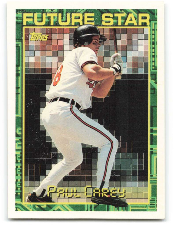 1994 Topps #4 Paul Carey VG Baltimore Orioles 