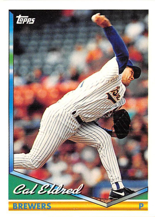 1994 Topps #45 Cal Eldred VG Milwaukee Brewers 