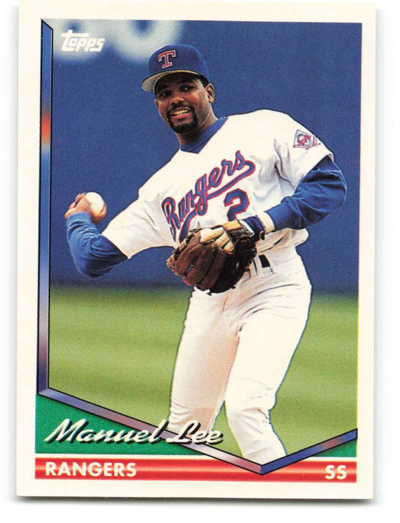 1994 Topps #51 Manuel Lee VG Texas Rangers 