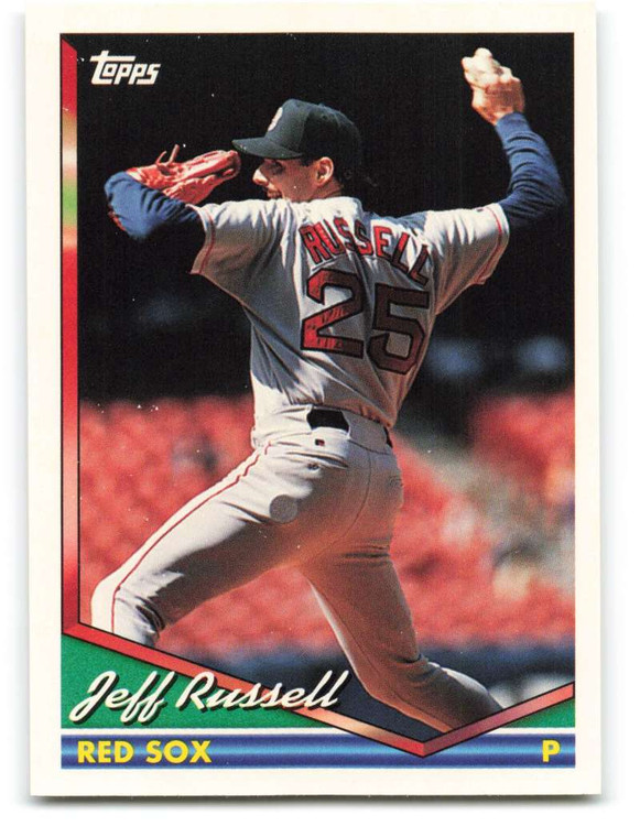 1994 Topps #55 Jeff Russell VG Boston Red Sox 