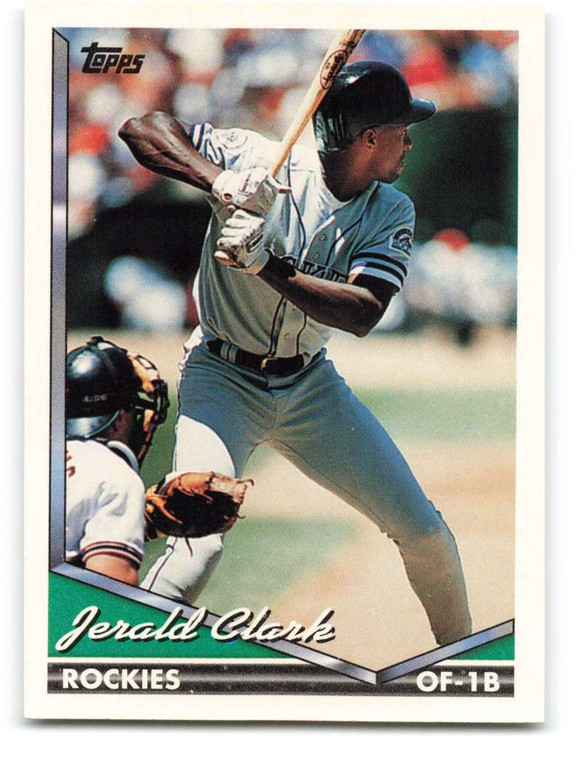 1994 Topps #77 Jerald Clark VG Colorado Rockies 