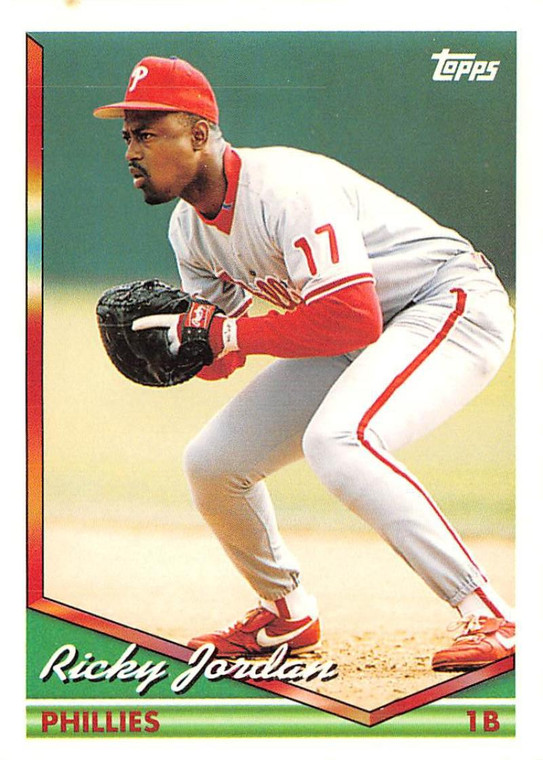 1994 Topps #86 Ricky Jordan VG Philadelphia Phillies 